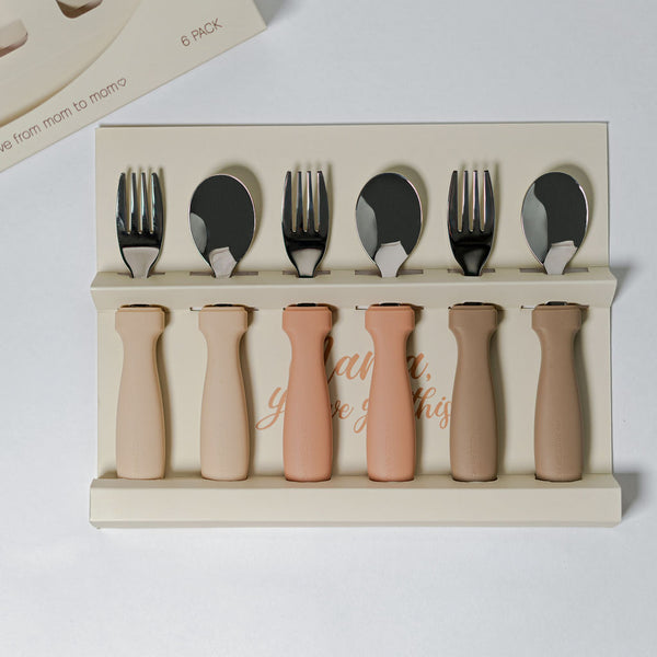 Toddler Utensils Set | Forks & Spoons for Independent Eating